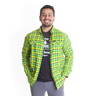 Oregon, Columbia, Green, Button Up/Button Down, Men, Plaid, Flare Gun, Flannel, Shirt, 719934